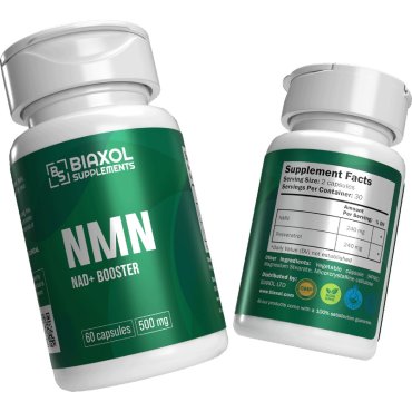NMN & Resveratrol (NAD+ Booster) in Capsules Biaxol Supplements
